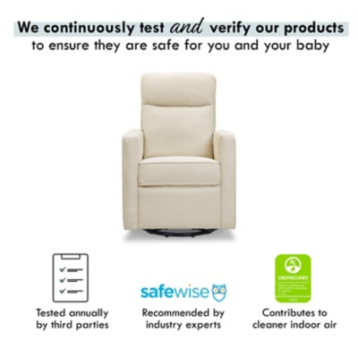 Davinci gabby pillowback online swivel glider