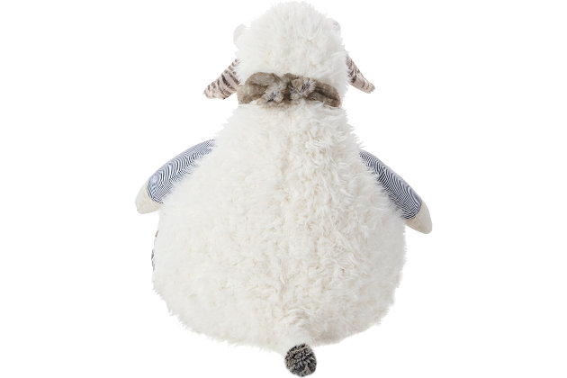 Talk about cushy! These adorable animal poufs demand to be cuddled with. Soft and fluffy, with varied texture and colors they guarantee to bring the perfect touch of whimsy and warmth to any space. These cuddly companions are nicely detailed and a pleasure to touch.Indoor only | Spot clean | Blow fill | Handcrafted