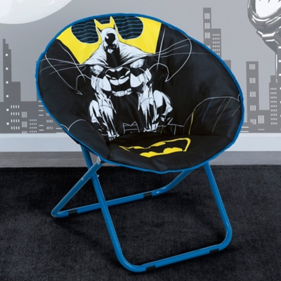 Delta Children Batman Saucer Chair For Kids/teens/young Adults, , rollover