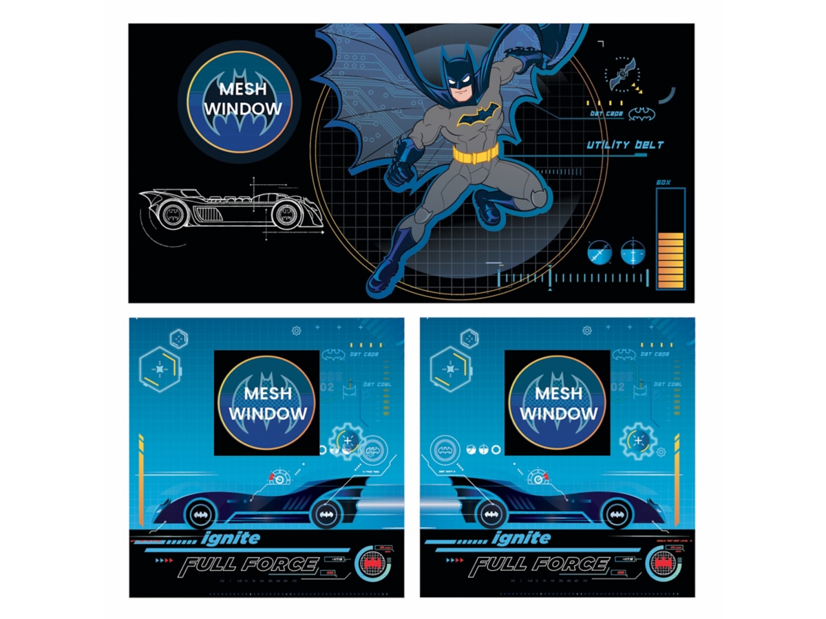 Delta Children Batman Loft Bed Tent - Curtain Set For Low Twin Loft Bed (bed Sold Separately), , large