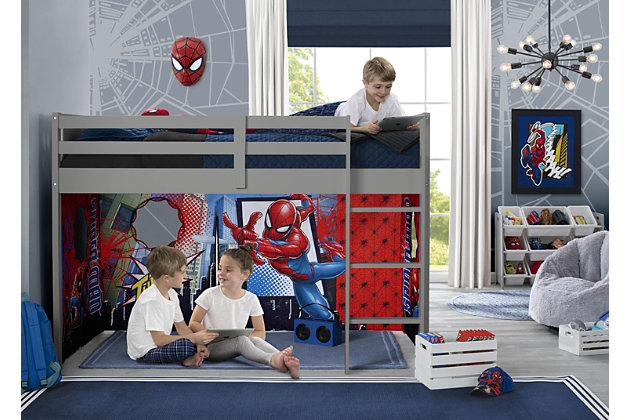 Delta Children Spider Man Loft Bed Tent, Star Wars Bunk Bed Tent