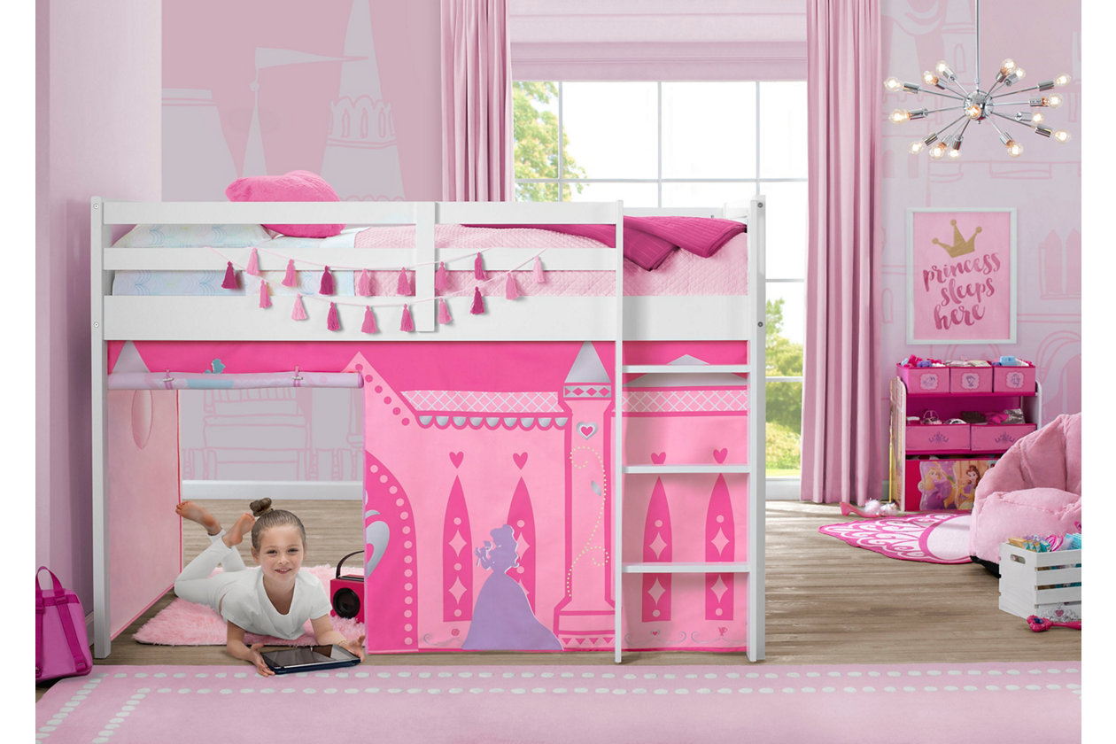 Delta Children Disney Princess Loft Bed, Disney Princess Bunk Bed Rooms To Go