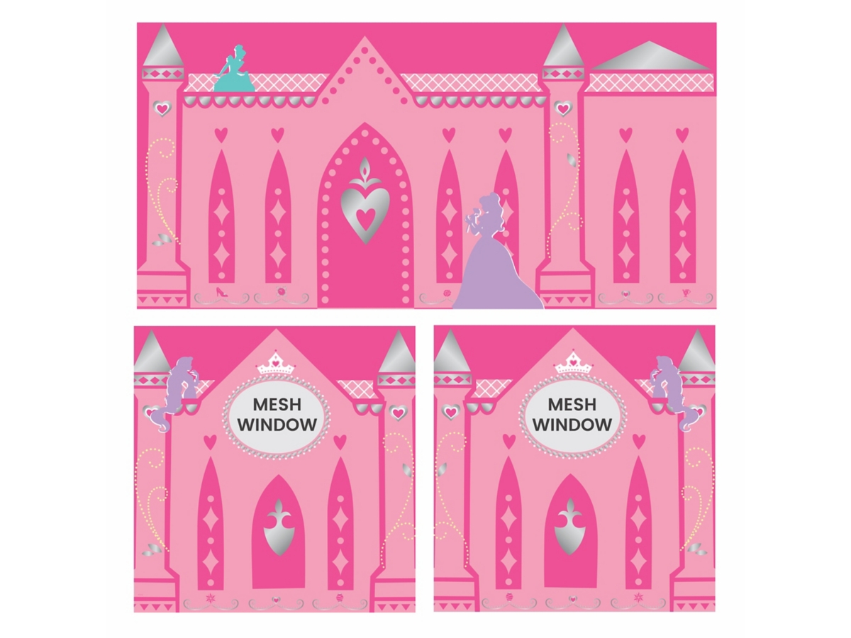 Delta Children Disney Princess Loft Bed Tent - Curtain Set For Low Twin Loft Bed (bed Sold Separately), , large