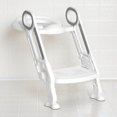 Delta Children Toddler Potty Training Ladder Seat - Adjustable Height, Soft Removable Seat & Built-in Splash Guard, , large