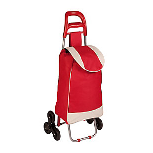 Honey-Can-Do Tri-wheel Rolling Fabric Cart, , rollover