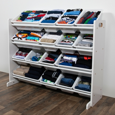 humble crew organizer with 16 bins