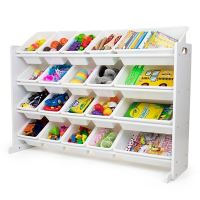 Humble Crew Extra Large Toy Storage Organizer with 20 Storage Bins