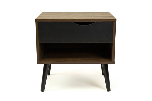 Shelf #GS-37 For Desk Wooden Storage Box ~ Caramel Color End Table Dresser 