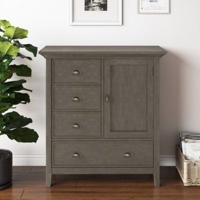 Redmond Medium Storage Cabinet, Gray