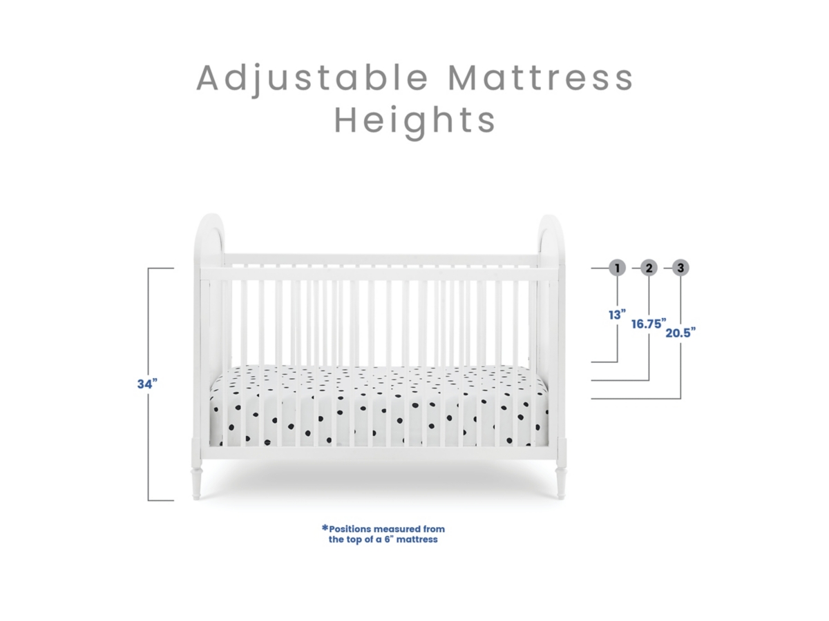 Delta Children Madeline 4-in-1 Convertible Crib