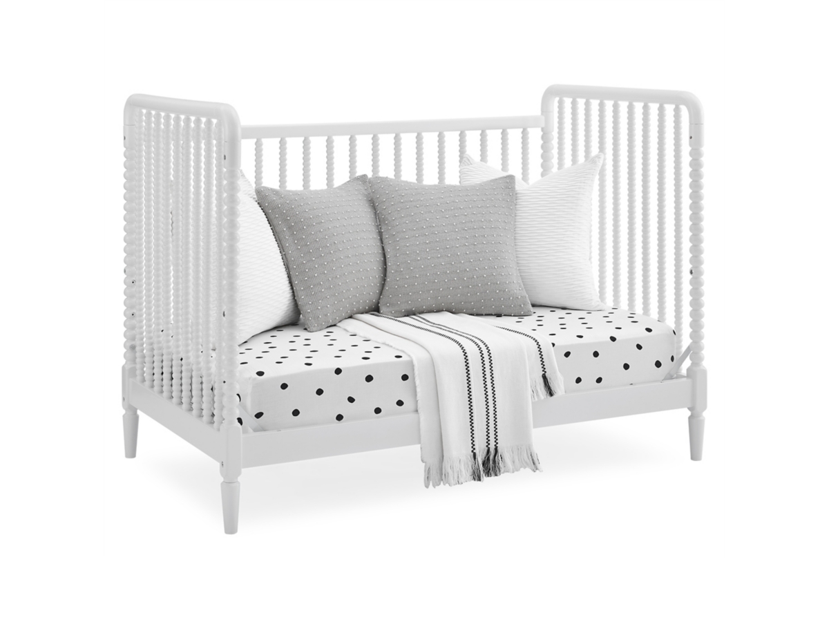 Delta Children Saint 4-in-1 Convertible Crib, Bianca White, large