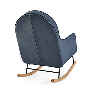Add a stylish and sustainable seat to your nursery (or any other room in the house!) with this Ella Rocker by Delta Children. Upholstered in LiveSmart Evolve fabric, it brings together three incredible qualities to create a superior performance fabric: recycled fibers, water repellency, and stain resistance. Made with at least 30% of high-quality polyester yarn created from recycled post-consumer plastic bottles, this durable fabric helps divert plastics from landfills. Plus, it’s as comfy and beautiful as it is good for the environment. Designed with modern rounded curves, a metal base and solid wood feet, this rocking chair includes a movable lumbar cushion for additional support. The perfect choice for busy families, its stain-resistant and moisture repelling abilities make it the smart choice for high traffic areas like the nursery or living room. Now, you can live worry-free from stains or spills AND be a part of positive change! Pair with the coordinating Ella Ottoman to complete the look. Available in Limestone, Stone Gray and Slate Blue.
Delta Children was founded around the idea of making safe, high-quality children's products affordable for all families. They know there's nothing more important than safety when it comes to your child's space. That's why all Delta Children products are built with long-lasting materials to ensure they stand up to years of jumping and playing. Plus, they are rigorously tested to meet or exceed all industry safety standards.Gentle rocking motion: durable steel and wood construction to ensure quiet movements as you  rock with your baby; felt strip on the rocker base  protect your floors; use this glider in your nursery, living room, master bedroom or man cave | Livesmart evolve fabric: this rocker brings together 3 incredible qualities to create a superior performance fabric: recycled fibers, water repellency, and stain resistance; made with 30% polyester yarn created from recycled post-consumer plastic bottles; livesmart technology allows spills to bead up, sitting on top of the fabric until you gently blot them away | Design accents: lumbar back cushion for added support; modern metal and wood rocking base adds timeless style to any space | Super comfortable: armrests and seat cushion are thickly padded for comfort; seat cushion features pocketed coil spring construction for long lasting comfort and support; the seat cushion is removable for easy cleaning | Size/sturdy build: sturdy wood frame provides stability; tested for safety and expertly crafted for durability; assembled dimensions: 25.75"w x 37.75"d x 39.5"h; seat: 20.75"w x 20.25"d x 18.25"h from floor; seat cushion: 4.5" thick; seat back: 25"h