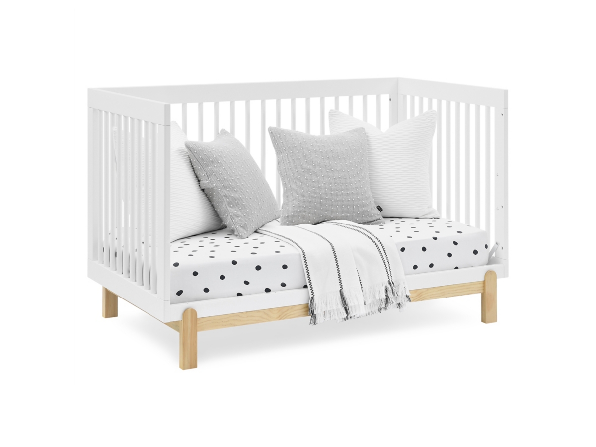 Delta Children Delta Children Poppy 4-in-1 Convertible Crib, Bianca White, large