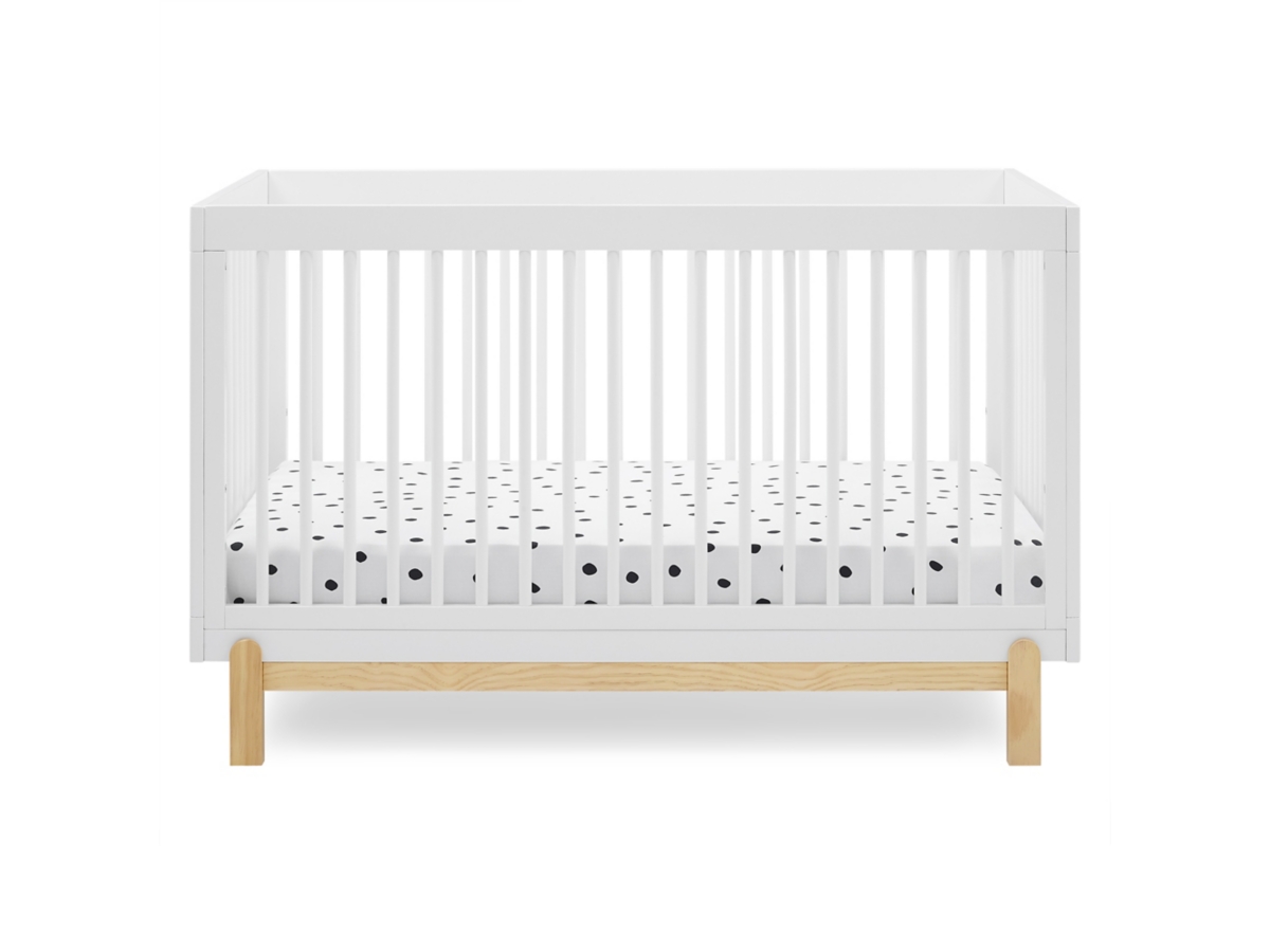 Delta Children Delta Children Poppy 4-in-1 Convertible Crib, Bianca White, large
