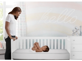 Delta Children Peaceful Dreams Dual Sided Crib and Toddler Mattress