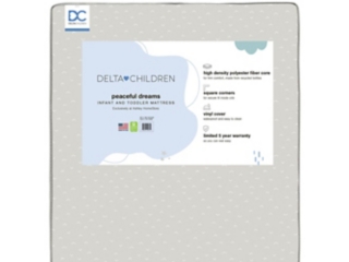 Delta Children Peaceful Dreams Dual Sided Crib and Toddler Mattress