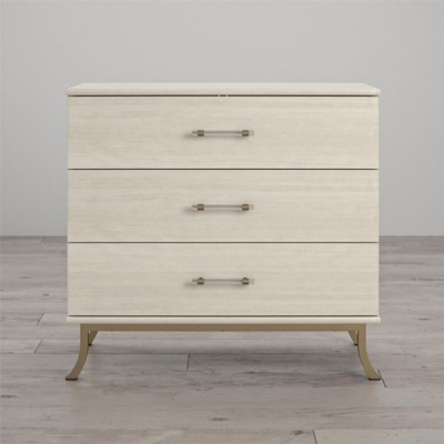 Little Seeds Monarch Hill Clementine White 3 Drawer Dresser | Ashley