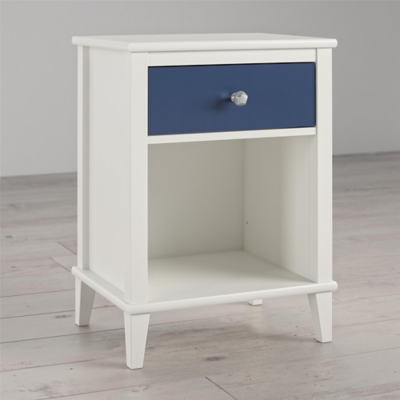 Little Seeds Monarch Hill Poppy Blue and White Nightstand, Blue, large