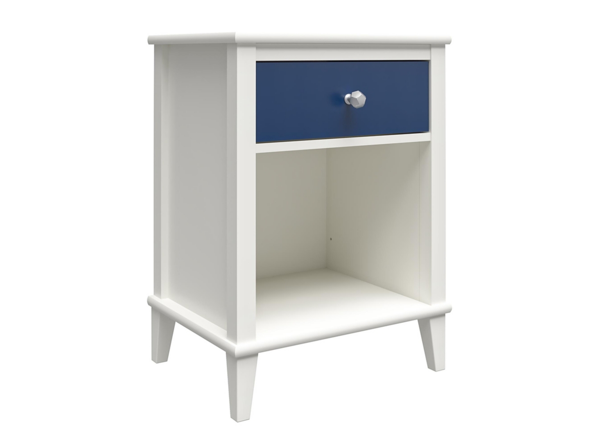Little Seeds Monarch Hill Poppy Blue and White Nightstand, Blue, large
