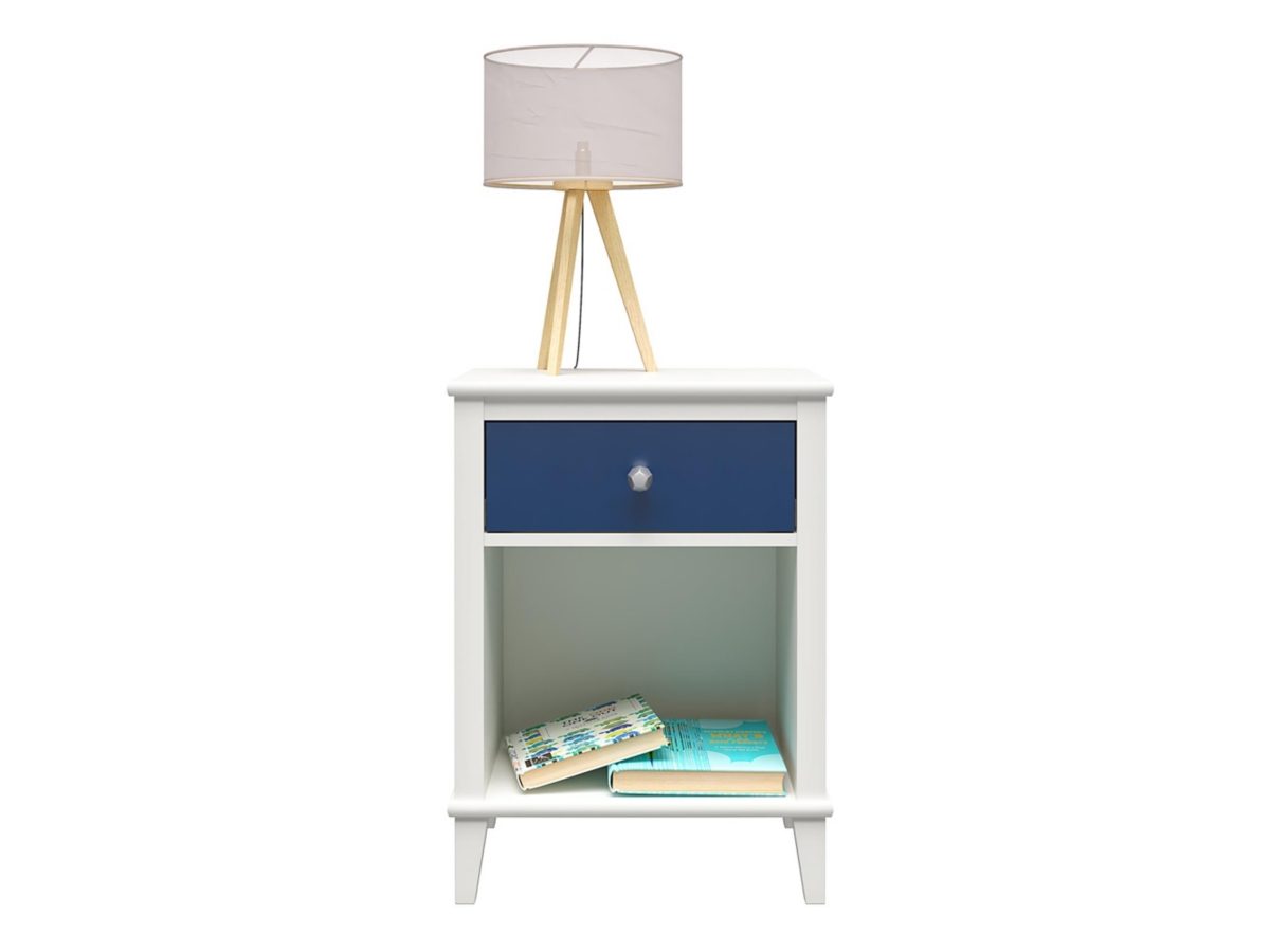 Little Seeds Monarch Hill Poppy Blue and White Nightstand, Blue, large
