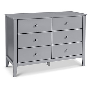 Changing station now. Big-kid dresser later.  The Morgan 6-drawer dresser is designed so you can add a convenient changing tray during the baby years. Its decidedly clean profile looks right at home, whether your style is farmhouse or contemporary. With its spacious drawers, it's a welcome addition in the nursery and will work wonders in the bedroom as your little one grows. Coordinates with the Morgan crib and Morgan 3-drawer dresser.DURABILITY: 6 spacious drawers that can hold all the adorable baby clothes, blanket, and more. We've built this dresser with features like additional corner blocks to make it sturdier and long-lasting | VERSATILE DESIGN: Changing station now. Big kid dresser later! This dresser is designed so that you can add a DaVinci changing tray (#M0619) to use as a convenient changing station during the baby years. | SMOOTH GLIDE: Euro drawer glides make opening the drawers easy even when your hands are full with your baby | ROUNDED WOODEN KNOBS: This dresser features stylish, wooden knobs that are rounded to prevent injuries when your baby starts crawling and walking around | EASY ASSEMBLY: We've done the hardest part for you! Drawer glides come pre-assembled so that you can put your dresser together more quickly and start enjoying your nursery sooner | QUALITY MATERIAL: Made of solid sustainable New Zealand pinewood and TSCA compliant engineered wood -only the best for your baby | FOR YOUR BABY'S SAFETY: Say goodbye to toxic chemicals! Finished in a non-toxic multi-step painting process and lead and phthalate safe. Rest assured knowing it meets or exceeds ASTM International and U.S. CPSC safety standards. Stop mechanism and anti-tip kit included for additional safety