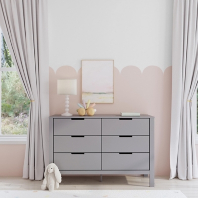 Carters by Davinci Colby 6-drawer Double Dresser In Gray