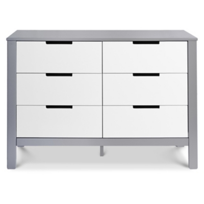 Carter's by Davinci Colby 6-drawer Double Dresser In Gray And White, Gray/White, large