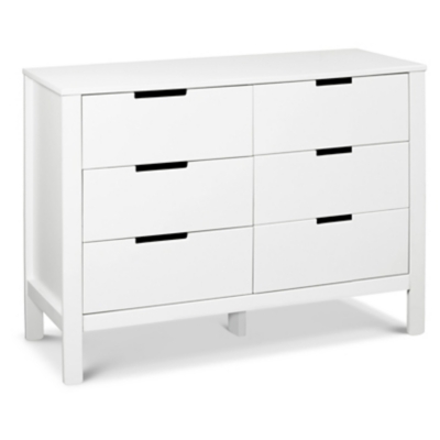 Carter's by Davinci Colby 6-Drawer Double Dresser in White, White, large