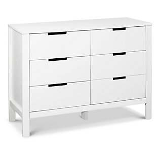 Carter's by Davinci Colby 6-Drawer Double Dresser in White, White, rollover