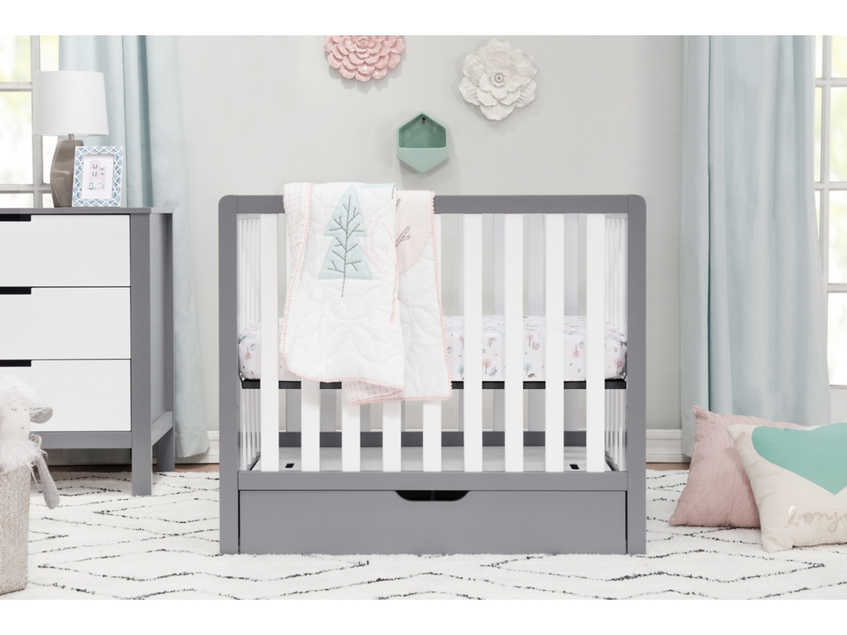 Carter s by Davinci Colby 4 in 1 Convertible Mini Crib With Trundle Ashley