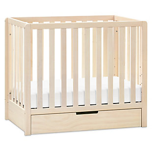 Carter's by Davinci Carter's by Davinci Colby 4-in-1 Convertible Mini Crib With Trundle, Washed Natural, rollover