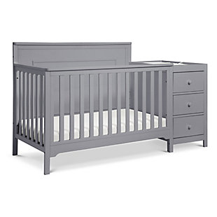 Carter's by Davinci Dakota 4-in-1 Crib And Changer Combo In Gray, Gray, large