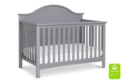 Carter's by Davinci Nolan 4-in-1 Convertible Crib In Gray, Gray, large