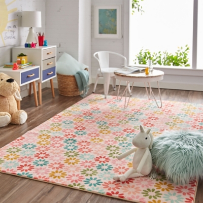 Mohawk Prismatic Dinosaurs Kids 5' x 8' Area Rug, Multi, rollover