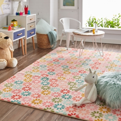 Mohawk Prismatic Dinosaurs Kids 8' x 10' Area Rug, Multi, rollover