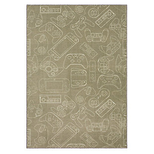 Mohawk Prismatic In Control Grey Kids 5' x 8' Area Rug, Gray, large