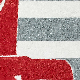 To add a timeless touch to your little drivers space, look no further than the classic charm of the Vintage Truck area rug from Mohawk. Part of our Kids Interactive collection, this one was created with our premium Wear-Dated nylon fiber for a soft touch and dependable durability. The fiber utilized in the design of this product has been performance-tested to meet strict standards of durability and stain resistance, for a quality you can trust!Kids/Tween Collection | Printed Area Rug | Made in the USA | 100% Nylon