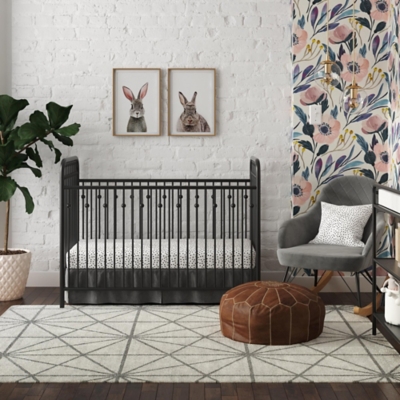 B600002868 Little Seeds Monarch Hill Ivy Metal Baby Crib sku B600002868