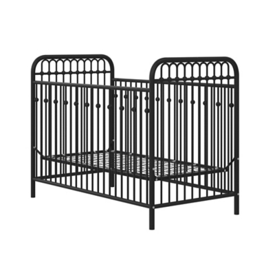 Metal black outlet crib