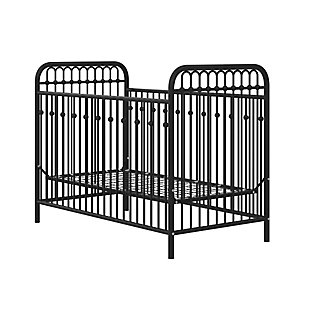 Little Seeds Little Seeds Monarch Hill Ivy Black Metal Baby Crib, , large