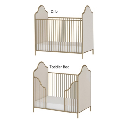 Piper 2 in 1 convertible crib gold sale