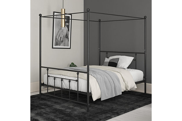 Maisie Canopy Queen Bed Ashley, King Canopy Bed Black Friday