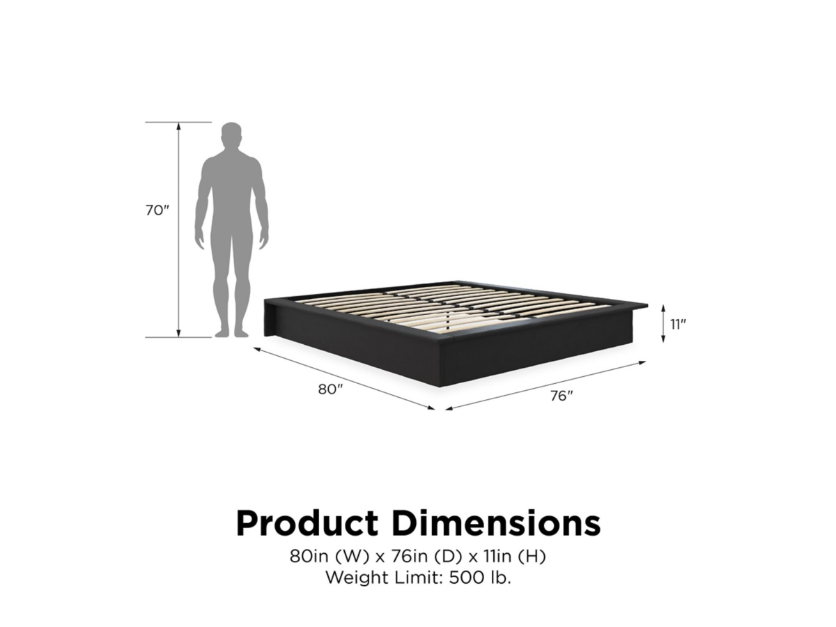 Micah Upholstered Platform Bed | Ashley