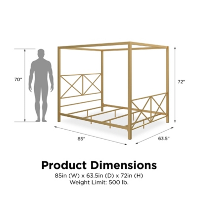 Reese Canopy Queen Bed | Ashley Furniture HomeStore