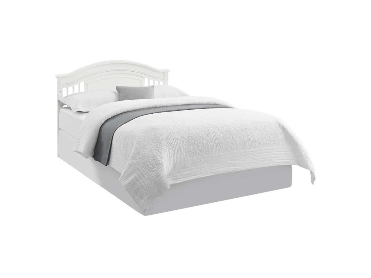 Delta Children Kids Juliette 6-in-1 Convertible Crib With Toddler Rail, Bianca White, White, large