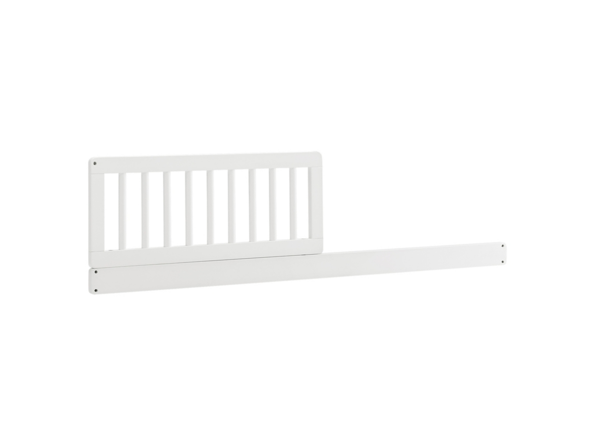Delta Children Kids Juliette 6-in-1 Convertible Crib With Toddler Rail, Bianca White, White, large