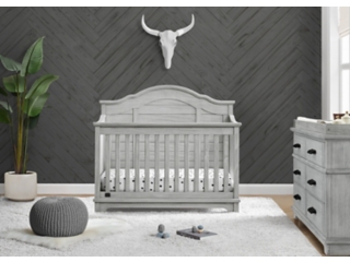 Delta Children Asher 6-in-1 Convertible Crib with Toddler Rail