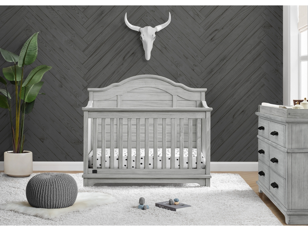 Delta gray crib best sale