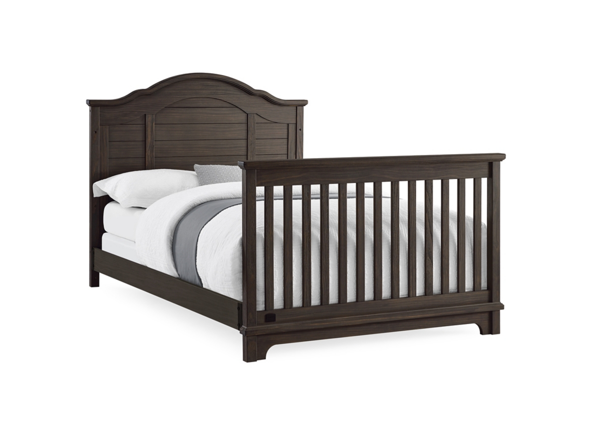 Delta Children Kids Asher 6-in-1 Convertible Crib With Toddler Rail, Rustic Gray, Rustic Gray, large