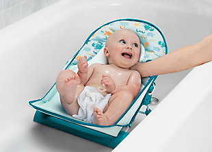 Delta Children Baby Bather – Includes 2 Reclining Positions, School Of Fish, , rollover